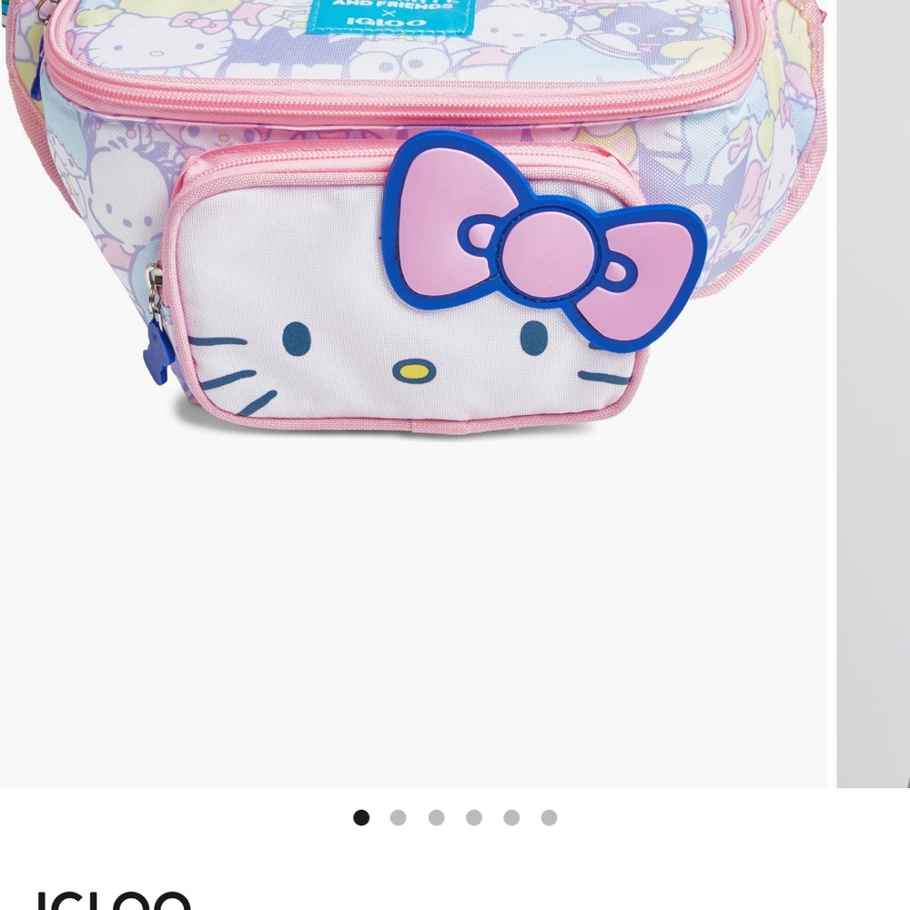 Hello Kitty NWT Cooler Belt Bag, insulated interior - Picture 2 of 7